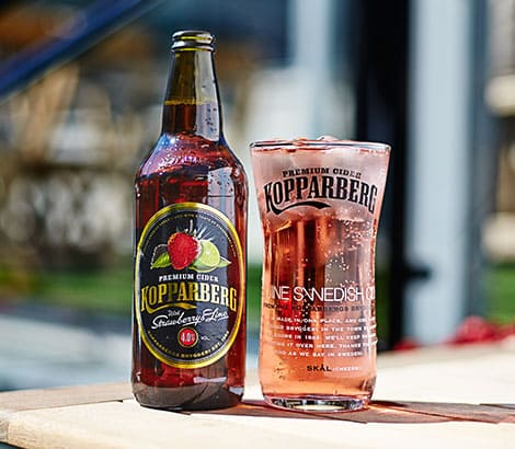 Kopparberg Strawberry and Lime en Bodecall
