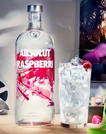 Vodka Absolut Raspberry en Bodecall