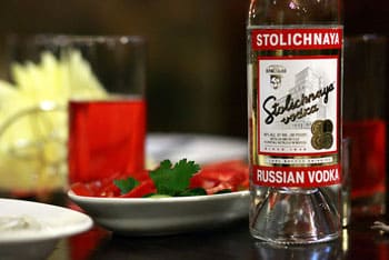 Vodka Stolichnaya en Bodecall