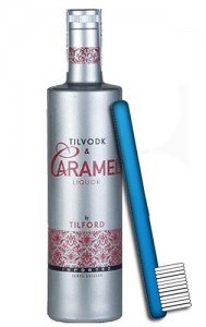 vodka caramelo tilvodk cepillo dientes