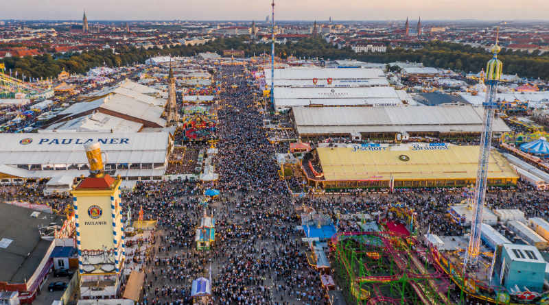 Theresienwiese en el Oktoberfest