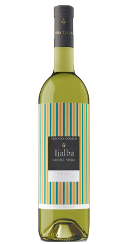 Botella vino blanco seco Ijalba Genoli