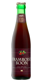 Framboise Boon es una cerveza lámbica frutal o kriek, que se elabora en el sureste de Bélgica con levaduras salvajes y frambuesas enteras en una gran concentración
