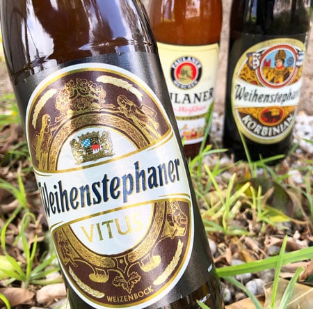 Cerveza alemana. Weihenstephaner y Paulaner