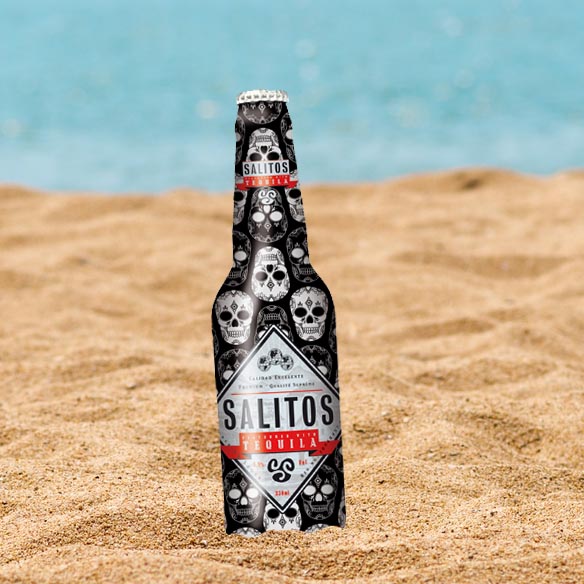 Salitos Tequila botella de aluminio