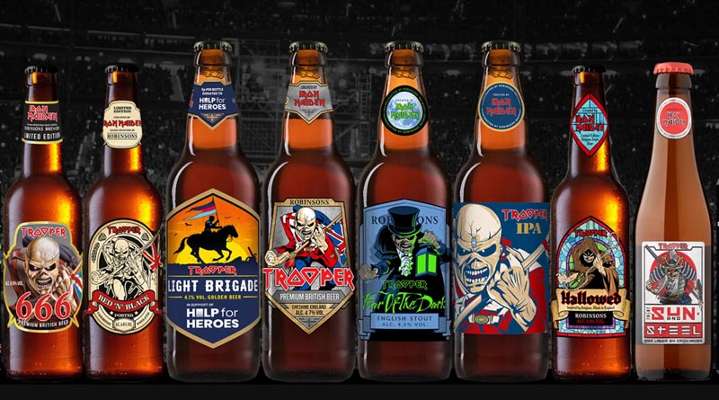 Gama de cervezas Trooper de Iron Maiden