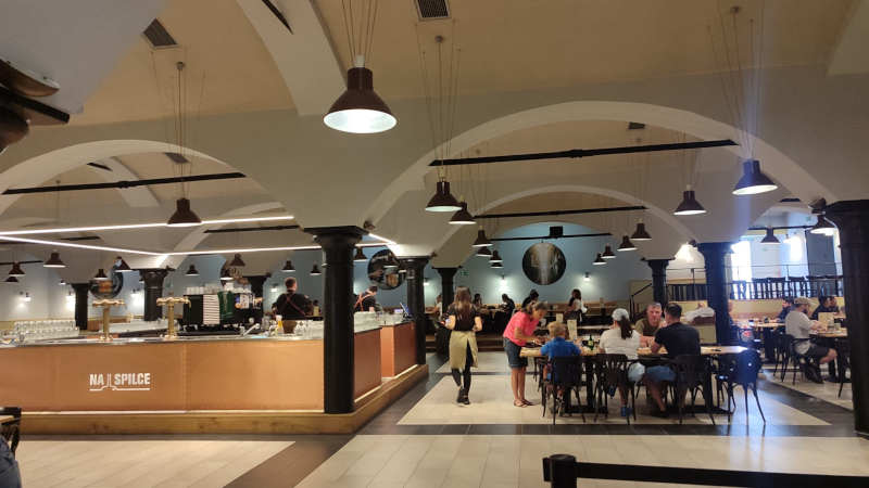 Restaurante en la cervecería Pilsner Urquell