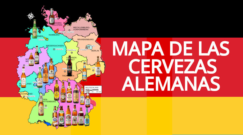 Mapa de las cervezas alemanas