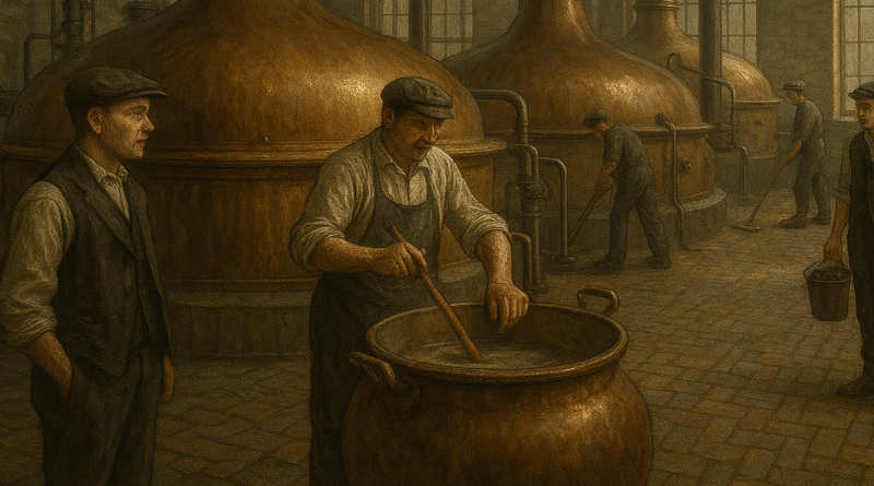 Fábrica de cerveza época industrial