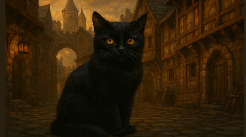 Gato negro en la Edad Media