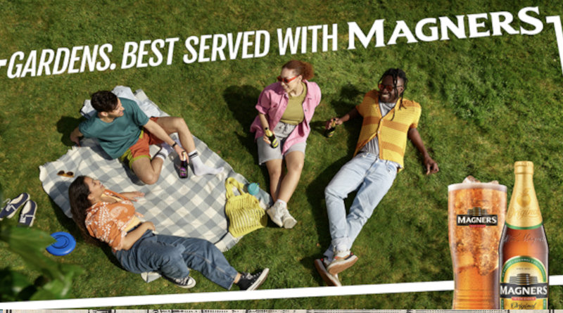 Magners servida con hielo