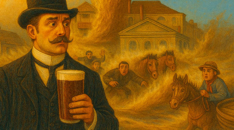 Inundación de cerveza en Londres