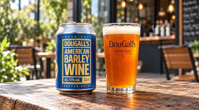 Dougalls American BarleyWine con malta Chevallier