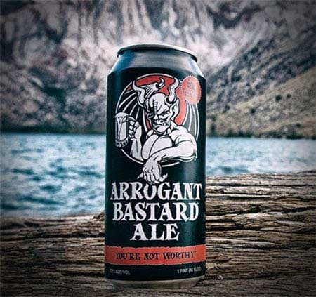 Arrogant Bastard Ale en Bodecall