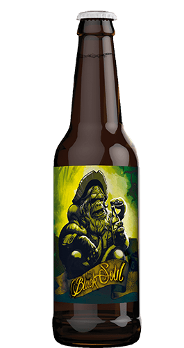 Cerveza artesanal malagueña 3Monos Black Soul 