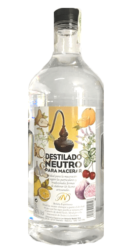Alcohol Destilado Neutro Para Macerar 3L Antonio Nadal