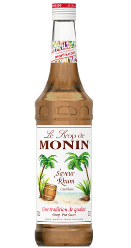 Monin Caribbean Rum Sirope Ron