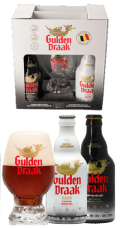 Pack cerveza de regalo Gulden Draak 2 Cervezas 33 cl 1 Vaso 