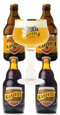 Pack Kasteel 4 Cervezas 33 cl 1 Copa