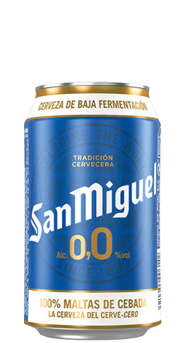 Cerveza Sin Alcohol San Miguel 0,0 