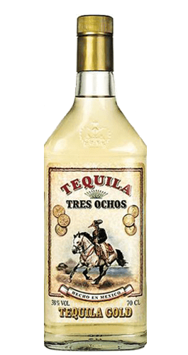 Tequila Tres Ochos Gold