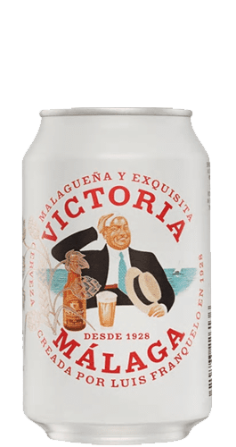 Cerveza Victoria Málaga lata